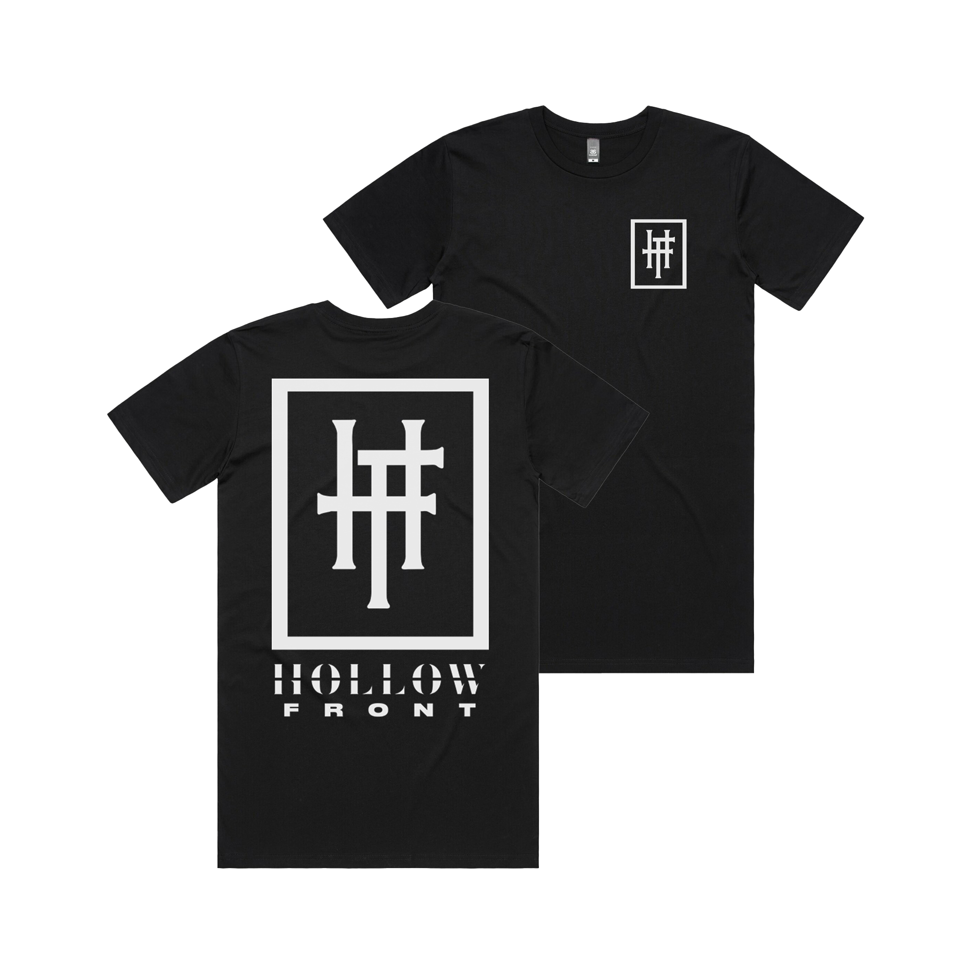 'HF' Icon Black Tee (TALL)