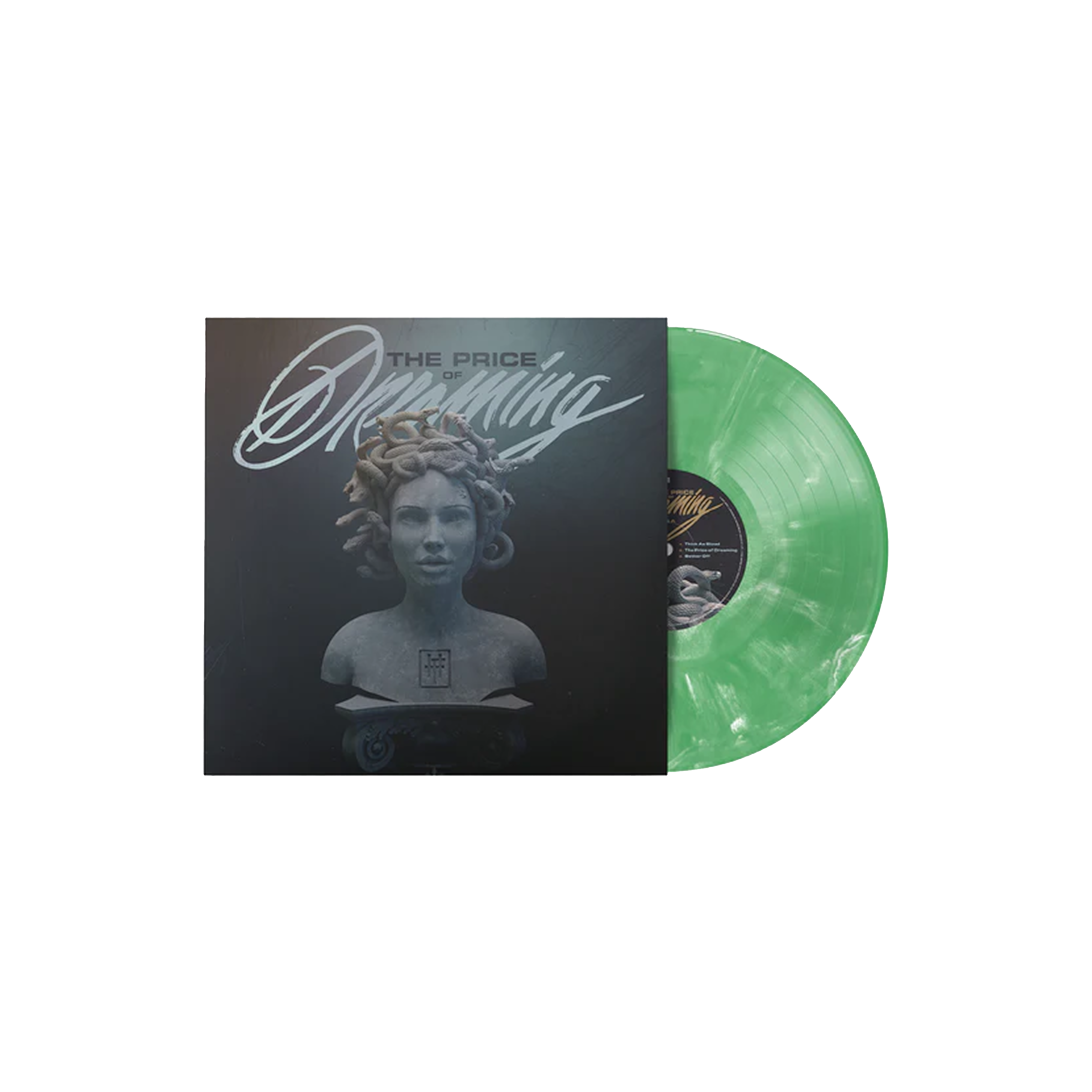 'The Price of Dreaming' Green & White Marble - Vinyl