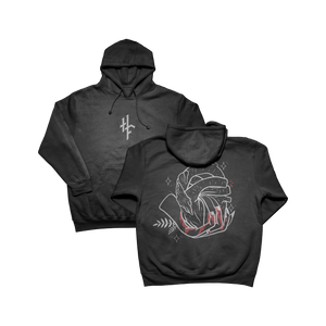 Revenge embroidered online hoodie